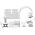  СВО be quiet! Light Loop 240mm white (BW021) (250W, ARGB/ Fans 2x120mm, 61.8CFM, 34.9dBA, 2100RPM) 