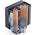  Кулер JONSBO CR-1000 Max Color Black LGA1851/1700/1200/115X/AM5/AM4 (TDP 230W, PWM, 120mm Dynamic Multi-Color LED Fan, 6 тепловые трубки, 4-pin) 