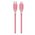  Кабель Momax 1-Link DL53P USB-C/Lightning 1.2м Pink 