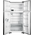  Холодильник Hitachi R-W660PUC7X GS серебристый стекло 