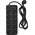  Сетевой фильтр Powercom SP-10 USB2A1СB 1.8м (10 розеток) черный 
