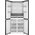 Холодильник Weissgauff WCD 450 Dark Grey NoFrost Inverter   Холодильник Weissgauff WCD 450 Dark Grey NoFrost Inverter
