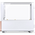  Корпус JONSBO V12 White без БП, боковая панель из закаленного стекла (панорама), mini-ITX, micro-ATX, белый 