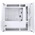  Корпус JONSBO V12 White без БП, боковая панель из закаленного стекла (панорама), mini-ITX, micro-ATX, белый 