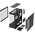  Корпус XASTRA Q500-0F Black (Q500-0F) ATX/Aquarium/Screewless/no fans 