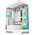  Корпус SAMA V50 White (V50-WHADA4X1-GL) без БП, Midi-Tower, TG, 4x120mm ARGB, 2xUSB 3.0 + 1xUSB 3.1 Type-C, ATX, mITX 