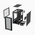  Корпус XASTRA A400M 3FRGB Black (A400M-2FC14F-1FC12F) mATX/Mesh /Screwless TG+Mesh/2x140mm+1x120mm FC FRGB fans 