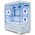  Корпус XASTRA Q500M 6ARGB-C10-UC White (Q500M-6FM12A-C10-UC-WH) mATX/Aquarium/Screewless/ 6x120mm ARGB PWM FM fans/Argb+PWM HUB 10port/ Type-C 