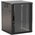  Шкаф коммутационный Hyperline (TWB-1266-GP-RAL9004) настенный 12U 600x600мм черный 