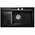  Кухонная мойка Marmorin Halit 520 113 012 black Metalic 