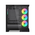  Корпус SAMA V50 Black (V50-BKADA4X1-GL) без БП, Midi-Tower, TG, 4x120mm ARGB, 2xUSB 3.0 + 1xUSB 3.1 Type-C, ATX, mITX 