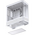  Корпус JONSBO D400 White без БП, боковая панель из закаленного стекла (панорама), mini-ITX, micro-ATX, ATX, белый 