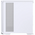  Корпус JONSBO D400 White без БП, боковая панель из закаленного стекла (панорама), mini-ITX, micro-ATX, ATX, белый 