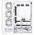  Корпус ZALMAN P40 Namu, ATX, White, Window, Wooden Element, 2xCombo(2.5” or 3.5”), 1xUSB Type-C, 2xUSB3.0, Side 3x120mm ARGB, Rear 1x120mm ARGB 
