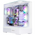  Корпус ZALMAN P40 Prism Plus, ATX, White, Window, 3xCombo (3.5'' or 2.5"), 1xUSB Type-C, 2xUSB3.0, Side 3x120mm ARGB, Rear 1x120mm ARGB 