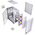  Корпус Powercase Alisio Micro X4W V2 LE (CAMCXW-A4-LE), Tempered Glass, 4х 120mm ARGB PWM fans, белый, mATX 