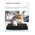  Чехол на планшет KENSHI H38 Lte, E38, H38 Lte, Pad Lite E48 Lte, Pad Lite E58 Lte, DEXP Ursus K28 Lte, Digma Q8 Lte, BlackView Tab 60 Lte (диагональ 7.0" до 9.0")(размер 17см*23см) универсальный, черный, крепление резинка с принтом МЕДВЕДЬ СОЛНЦЕ 