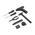  Набор инструментов Deli Home Series Black HT0208 8 предметов+ шуруповерт 