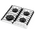  Варочная поверхность Vitek VGH 6420 WG стекло белое 