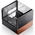  Корпус JONSBO V12 Black без БП, боковая панель из закаленного стекла (панорама), mini-ITX, micro-ATX, черный 