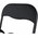  Стул BRABIX Golf CF-007 (531565) черный каркас, кожзам черный 