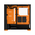  Корпус Fractal Design Pop Air RGB Orange Core TG Clear Tint (FD-C-POR1A-05) без БП Midi-Tower, 3x120mm 2xUSB-A 3.2 ATX, mITX Black 