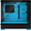  Корпус Fractal Design Pop Air RGB Cyan Core TG Clear Tint (FD-C-POR1A-02) без БП Midi-Tower, 3x120mm 2xUSB-A 3.2 ATX, mITX Black/Cya 