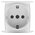  Тройник Defender TG-04 (99111) 3 розетки, заземление, белый 
