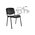  Стул BRABIX Iso CF-005 (531977) черный каркас, кожзам черный 