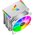  Кулер JONSBO CR-1400 ARGB(White) ARGB (160W, 4-pin PWM, 126mm, Al/Cu, 4x6mm, 1x92mm, 36.0CFM, 30.5dBA, 2300RPM) 