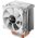  Кулер JONSBO CR-1400 ARGB(White) ARGB (160W, 4-pin PWM, 126mm, Al/Cu, 4x6mm, 1x92mm, 36.0CFM, 30.5dBA, 2300RPM) 