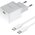  СЗУ BASEUS P10111602213-01 Palm Fast Charger 1C 20W EU With Baseus Mini White Cable USB-C to USB-C 60W (20v/3A) 1m Moon White 