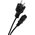 Кабель TELECOM TP021-5.0-BK Power Cable IEC 320 C13 Male - CEE 7/4 Shuko Male, 5m Black 