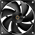  Вентилятор Ocypus Delta F12 BK, 120x120x25mm, 4-Pin PWM, 500-2000 RPM, 29 DBA Max, Hydro Bearing 