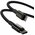  Кабель Baseus CATLWJ-01 Tungsten Gold Fast Charging Data Cable Type-C to iP PD 20W 1m Black 