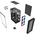  Корпус Powercase Mistral EA19 (CMAEA19-A4), Tempered Glass, 4x 120mm ARGB PWM Fan, чёрный, ATX 