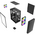  Корпус Powercase Mistral Micro EM20 (CMMEM20B-L3), Tempered Glass, 2x140mm + 1х120mm FRGB fan, чёрный, mATX 