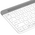  Клавиатура Logitech K580 (920-010623) белый/серебристый USB беспроводная BT/Radio slim Multimedia 