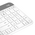  Клавиатура Logitech K580 (920-010623) белый/серебристый USB беспроводная BT/Radio slim Multimedia 