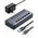  Хаб UGREEN CM481 (90307) USB-C to 7-Port USB-A 3.0 Hub DC 12V EU черный 