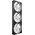  Кулер NZXT F360 RGB Core (RF-U36HF-B1) (120x120x25mm, 4-pin PWM, 75.12CFM, 30dBA, 2400RPM, Black, Single-Frame Fan Unit) 