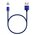  Кабель Maxvi MCm-01M blue USB-A-microUSB, 2A 