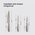  Набор ножей кухонных Rondell Imperial RD-2008 компл 3предм. стальной подар.коробка 
