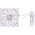  Вентилятор 1STPLAYER FC7R White (FC7R-WH) / 120mm Reverse ARGB 3pin 5V PWM 4pin 12V 600-1800rpm 47.65cfm 32.2dBA / Bulk 