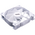  Вентилятор 1STPLAYER F1R White (F1R-WH-3P) / 120mm Reverse FRGB 3pin 12V 1100rpm 38.98cfm 21.97dBA / Bulk 