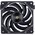  Вентилятор 1STPLAYER XF7 Black (XF7-BK-1IN1) / 120mm ARGB 3pin 5V PWM 4pin 12V 600-2000rpm 56.8cfm 33.12dBA 