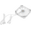  Вентилятор ALSEYE M120-PWA 120мм, 4-pin, 1700об/мин, 19.4 - 33.8 дБ, RGB, белый, Ret 
