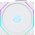  Вентилятор Lian-Li Uni Fan TL Wireless LCD 120 LCD Reverse ARGB (G99.12RTLLCD1W1W.R0) 120х124x28 белый 4-pin 31дБ Ret 
