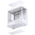  Корпус JONSBO D200 White без БП, бок. пан. из закал. стекла (панорама), mini-ITX, micro-ATX, белый 