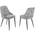  Стул для дома Бюрократ CH-K3_1/LT19_2 комплект 2шт серый Light 19 металл черный на ножках 